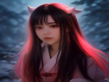 魅影直播专业直播间场景，主播在暖橙色灯光下手持麦克风进行才艺直播，画面清晰、氛围感十足